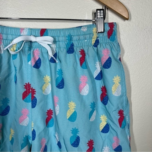Chubbies Mens Multicolor Pineapple Printed Swim Shorts 7” Inseam Size Medium - Picture 2 of 8